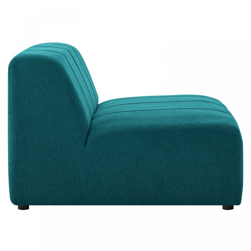 Bartlett Upholstered Fabric 8-Piece Sectional Sofa, Teal