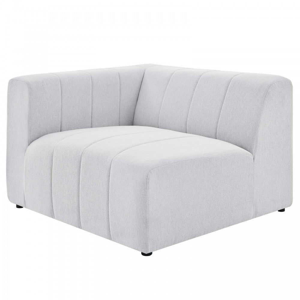 Bartlett Upholstered Fabric 8-Piece Sectional Sofa, Ivory