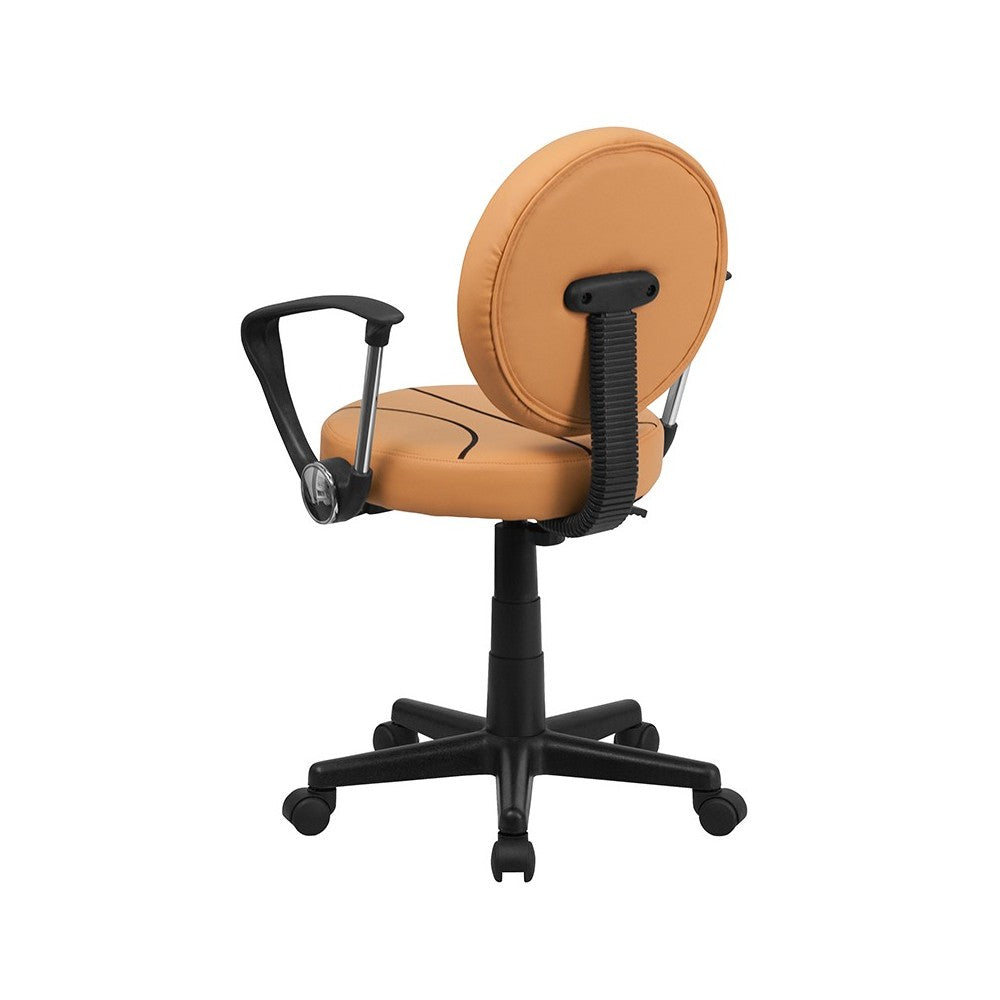 Basketball Swivel Task Office Chair with Arms