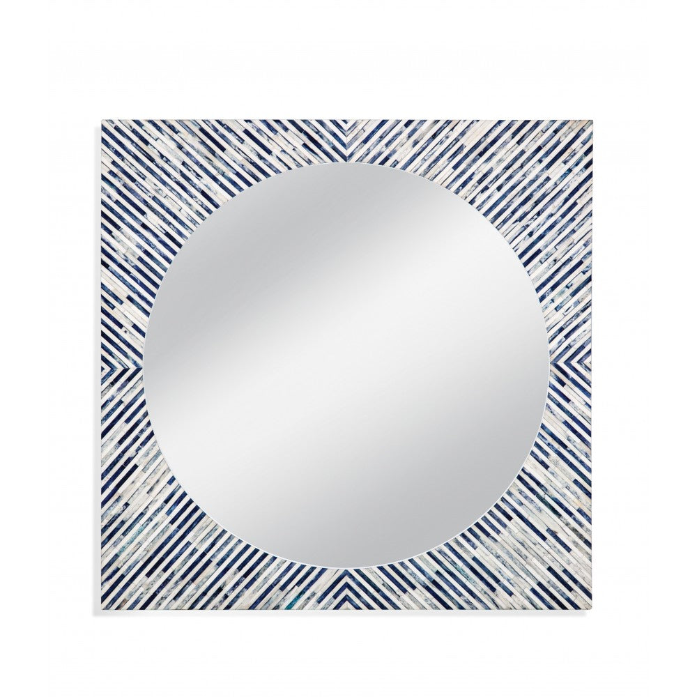 Bassett Mirror Sunburst Bone Wall Mirror