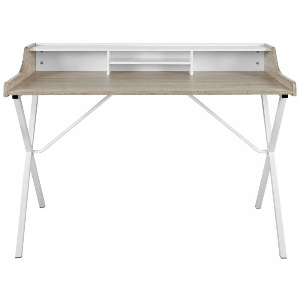 Bin Office Desk, Oak