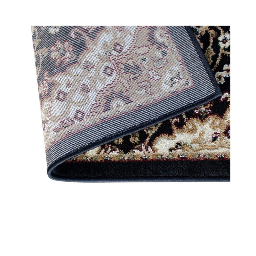 Black 2x3 Persian Area Rug