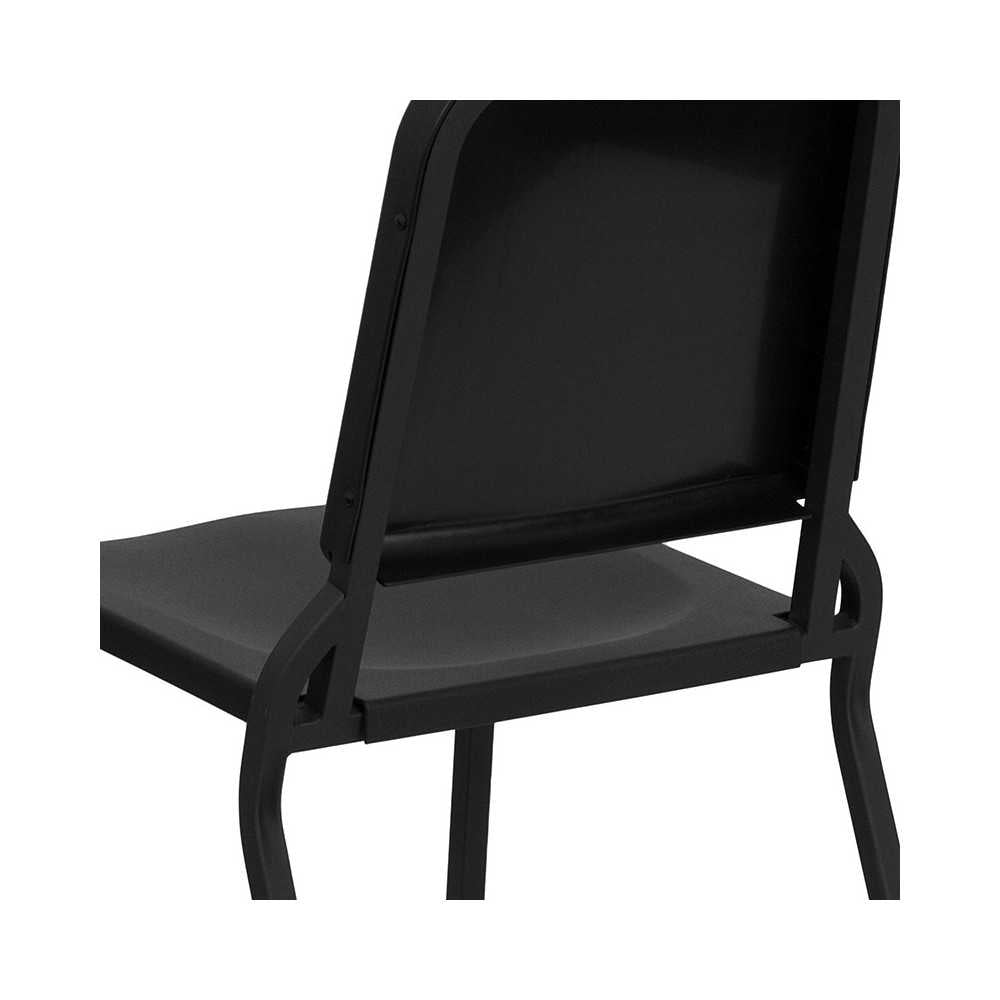 Black High Density Stackable Melody Band/Music Chair