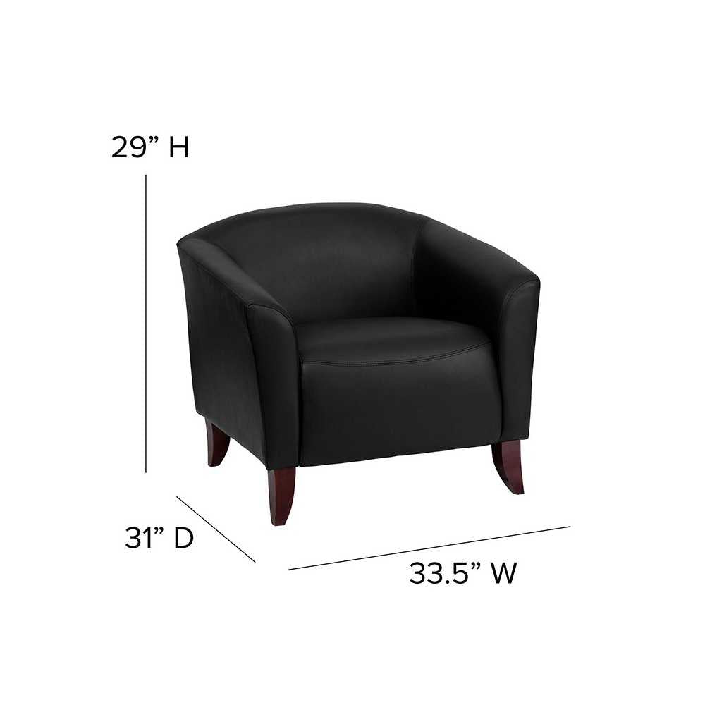 Black LeatherSoft Chair