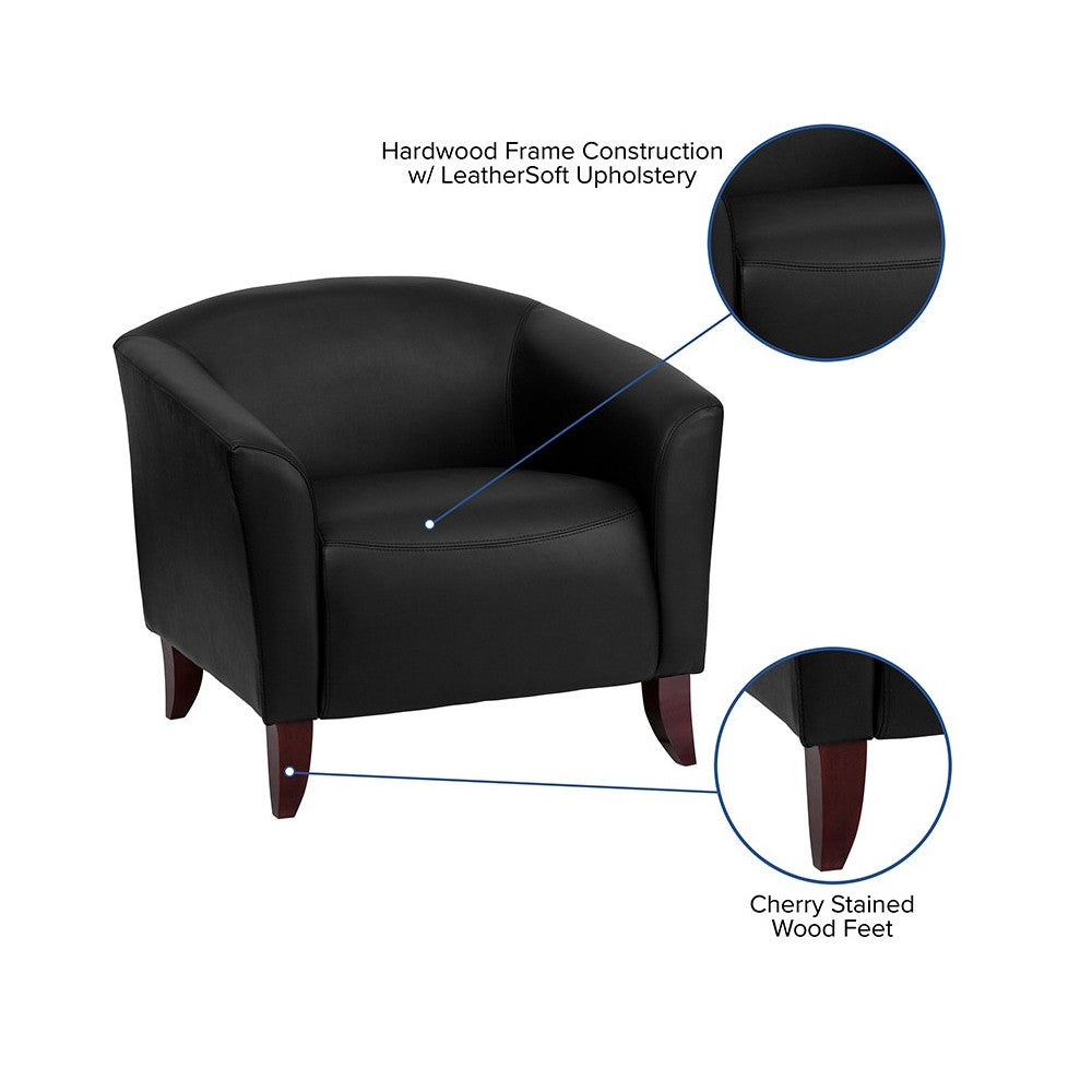 Black LeatherSoft Chair