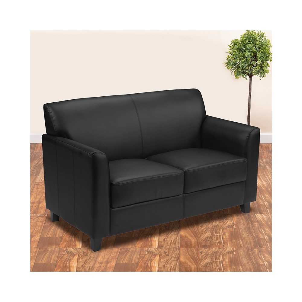 Black LeatherSoft Loveseat
