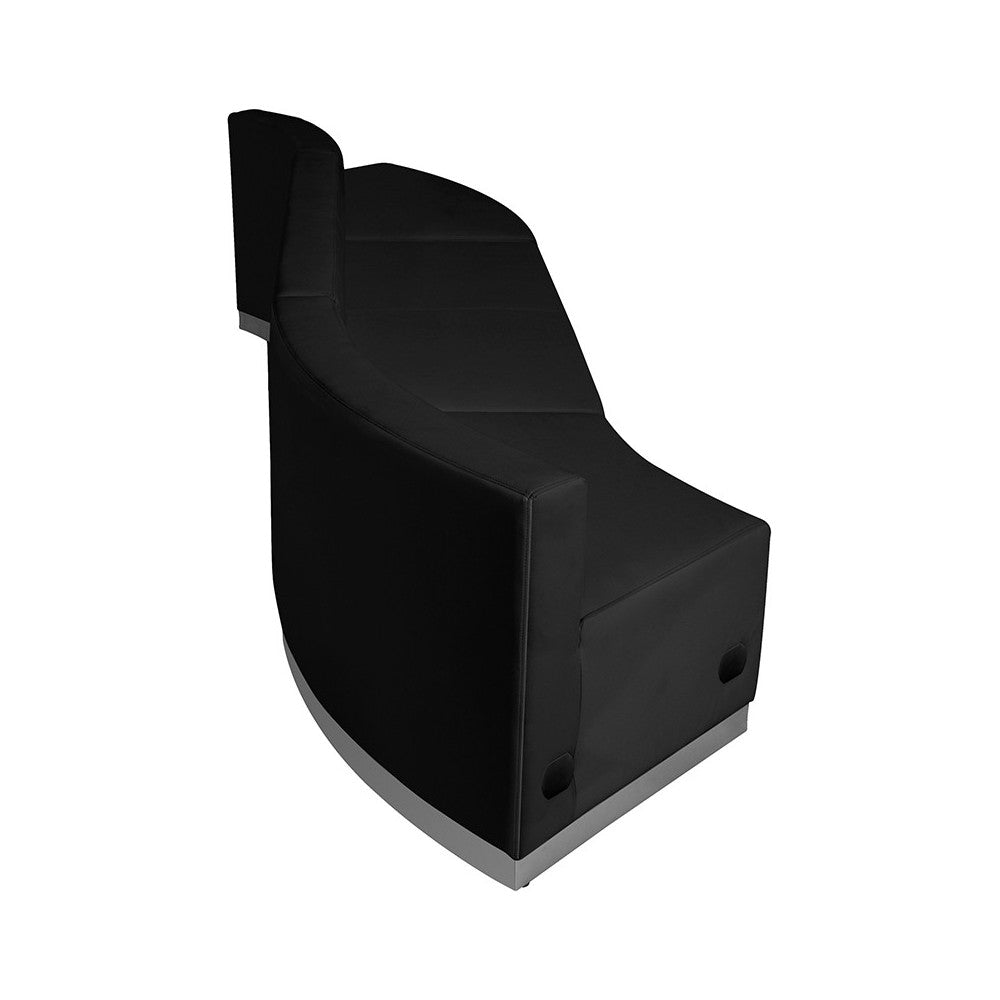 Black LeatherSoft Reception Configuration, 3 Pieces