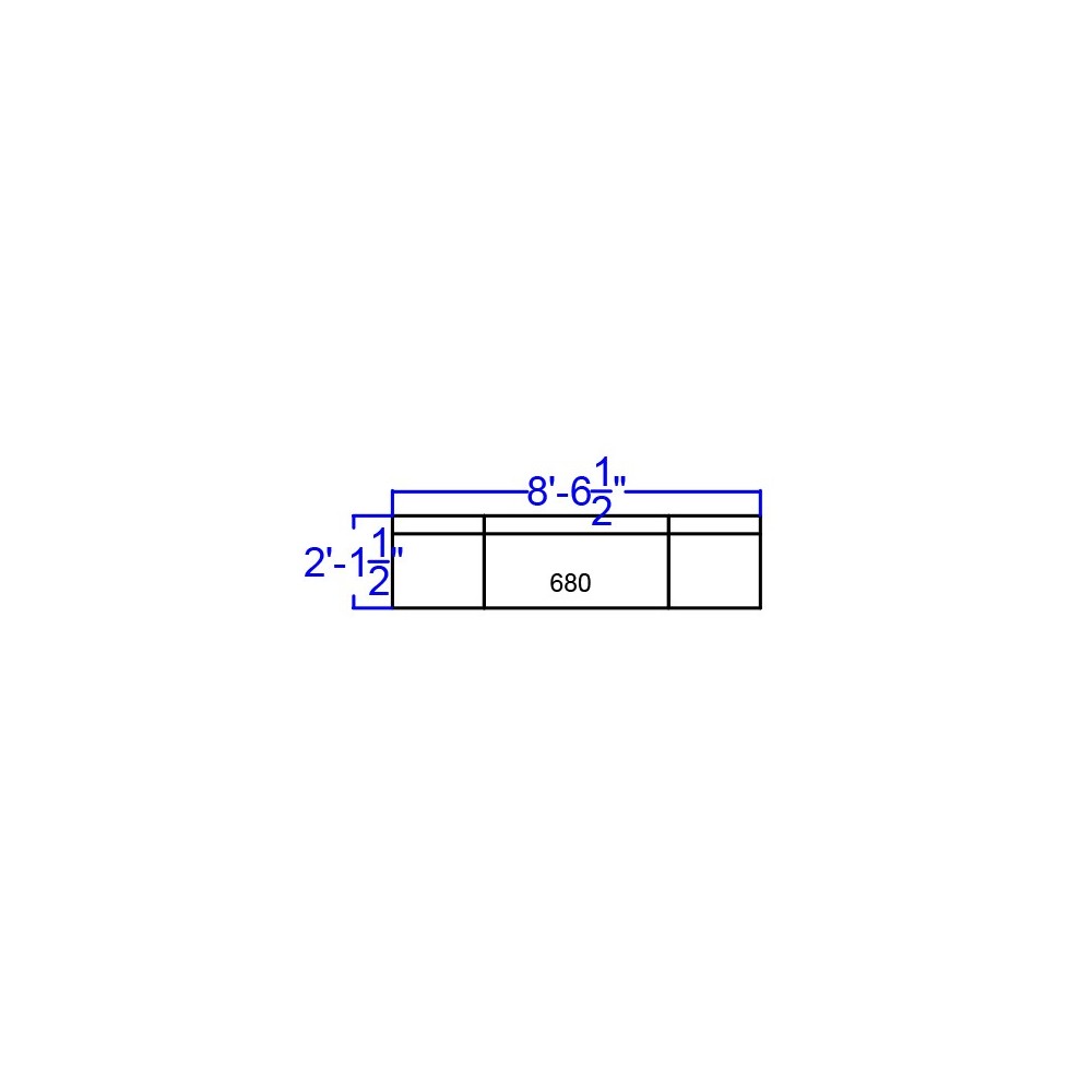Black LeatherSoft Reception Configuration, 3 Pieces