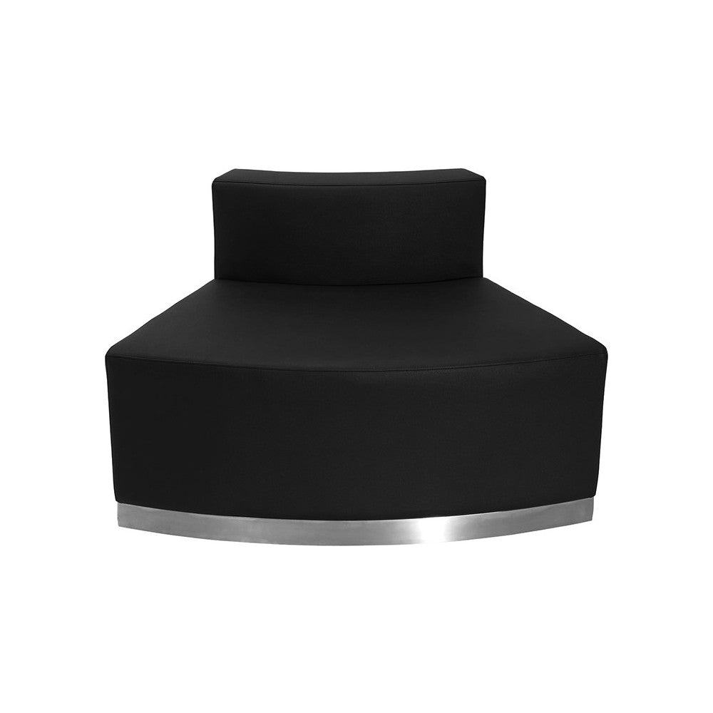 Black LeatherSoft Reception Configuration, 4 Pieces