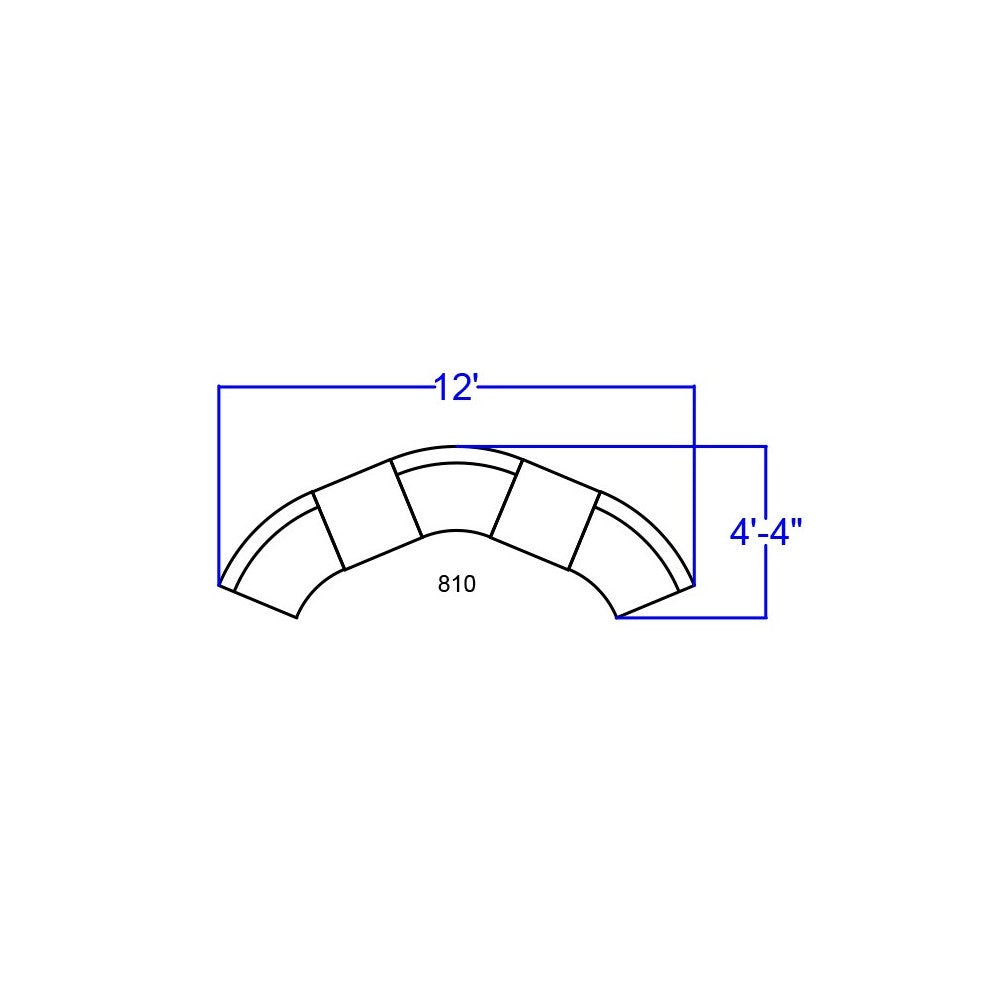 Black LeatherSoft Reception Configuration, 5 Pieces