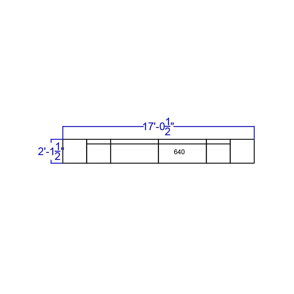 Black LeatherSoft Reception Configuration, 6 Pieces