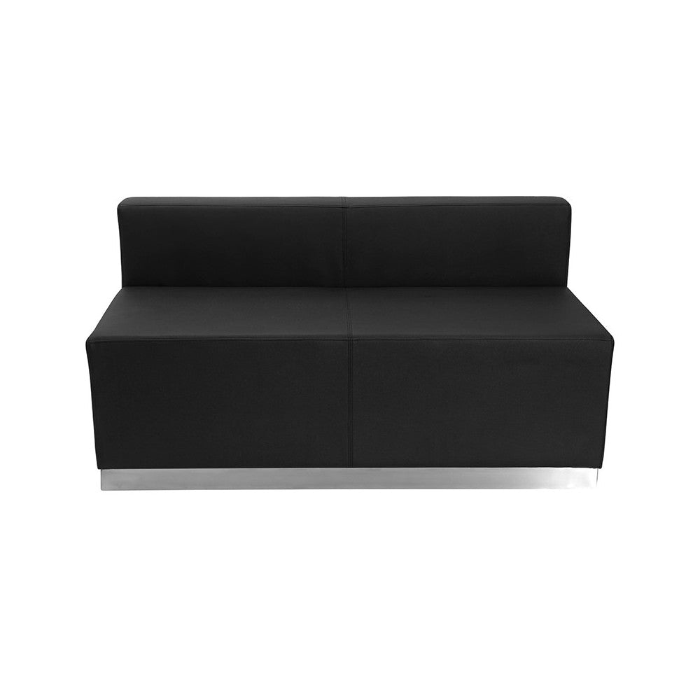 Black LeatherSoft Reception Configuration, 6 Pieces