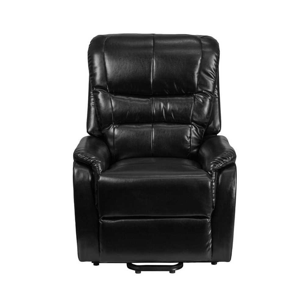 Black LeatherSoft Remote Powered Lift Recliner