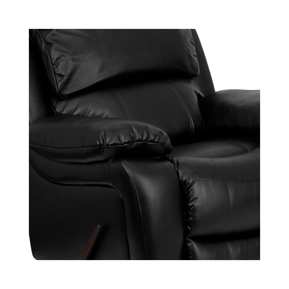Black LeatherSoft Rocker Recliner