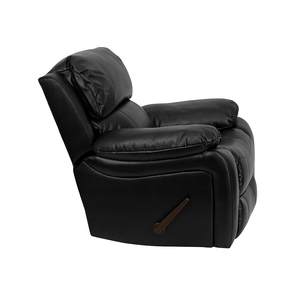 Black LeatherSoft Rocker Recliner