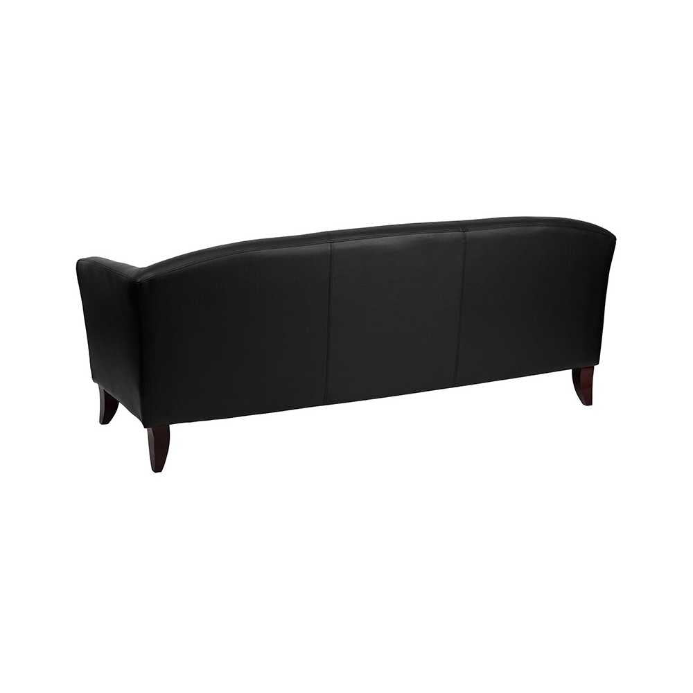Black LeatherSoft Sofa
