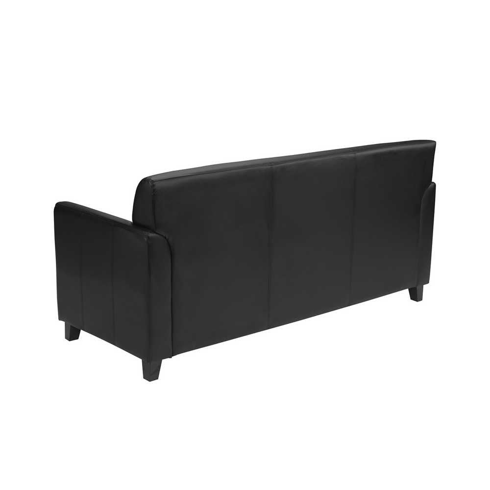 Black LeatherSoft Sofa