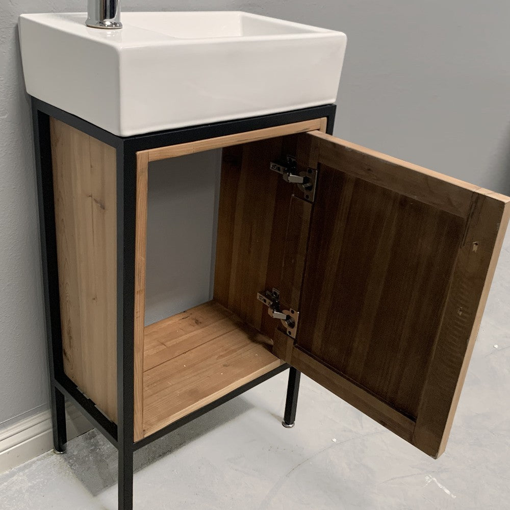 Bristol 18.5" Single Sink Vanity in Natural