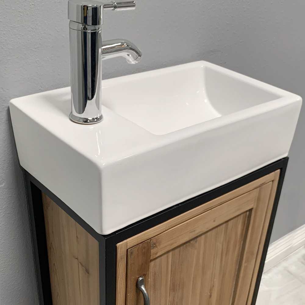 Bristol 18.5" Single Sink Vanity in Natural