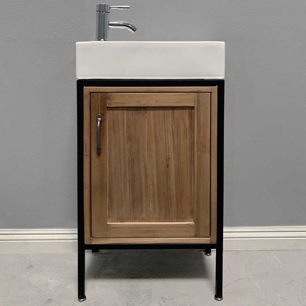 Bristol 18.5" Single Sink Vanity in Natural