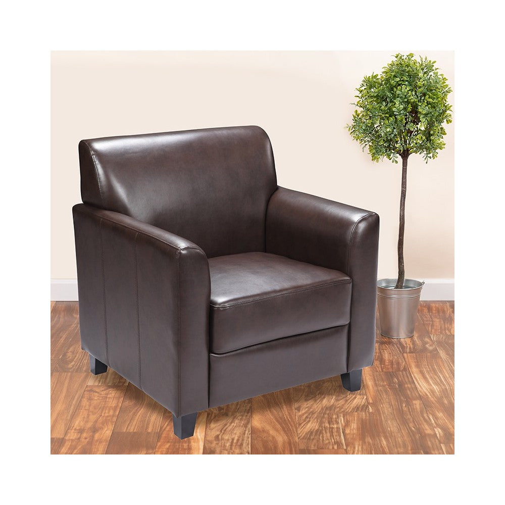 Brown LeatherSoft Chair