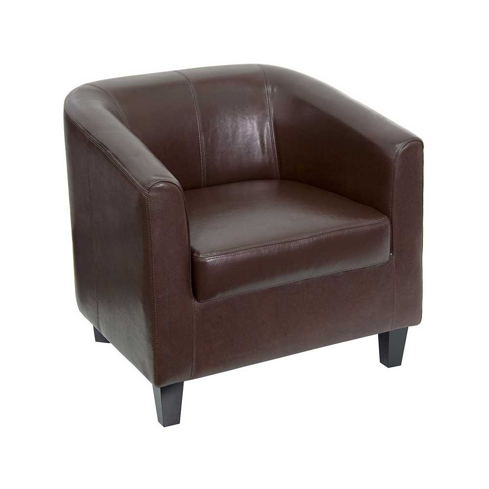 Brown LeatherSoft Lounge Chair