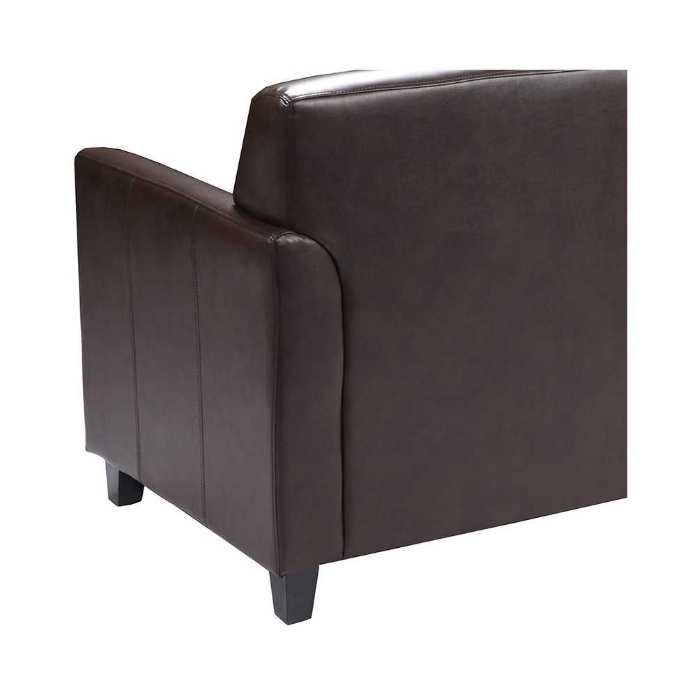 Brown LeatherSoft Loveseat