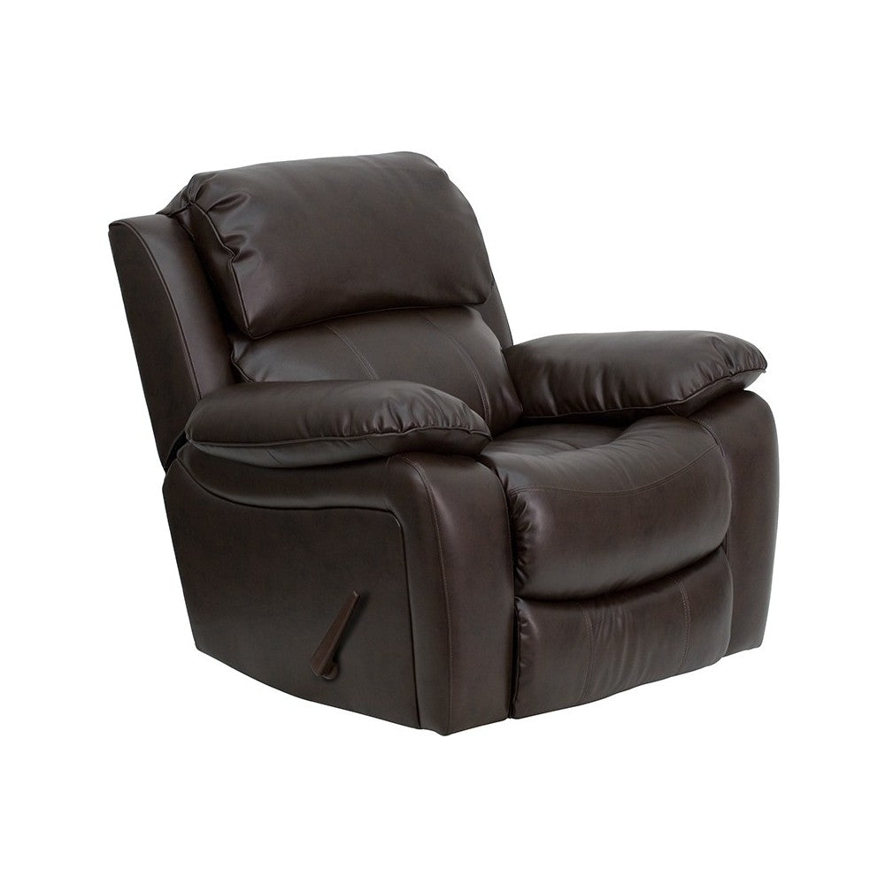 Brown LeatherSoft Rocker Recliner