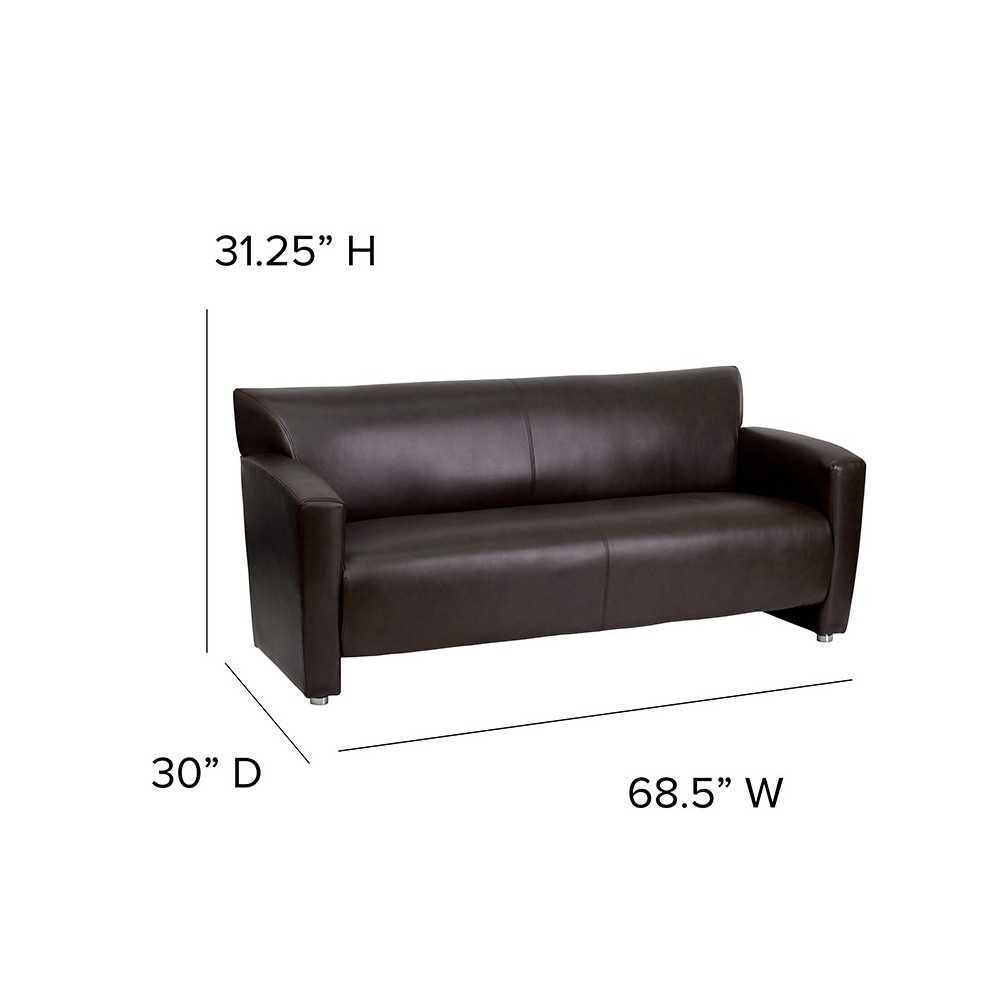 Brown LeatherSoft Sofa