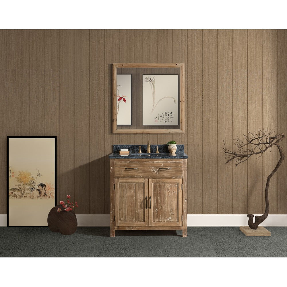 Bryson 36" Vanity Base Only in Walnut