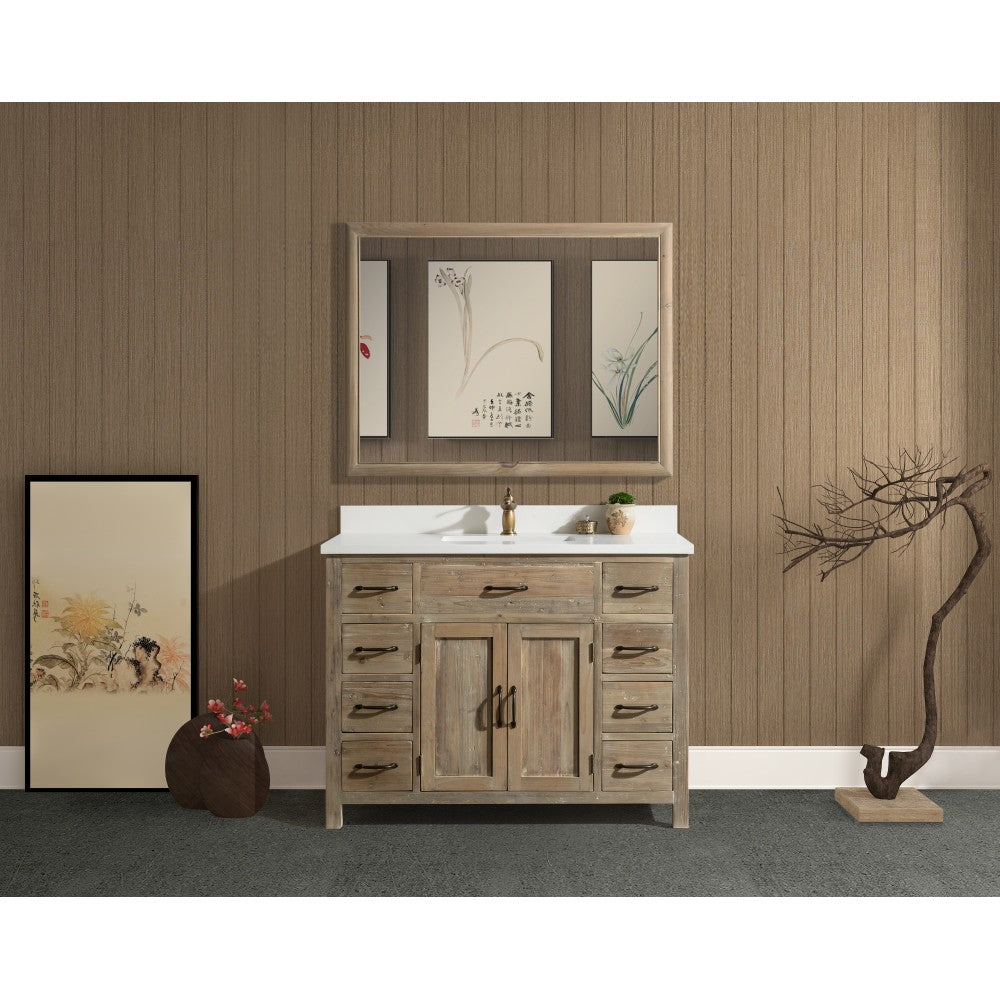 Bryson 48" Vanity Base Only in Walnut