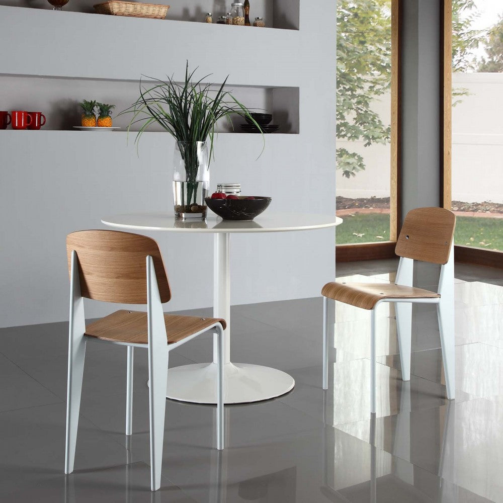 Cabin Dining Side Chair, Natural White