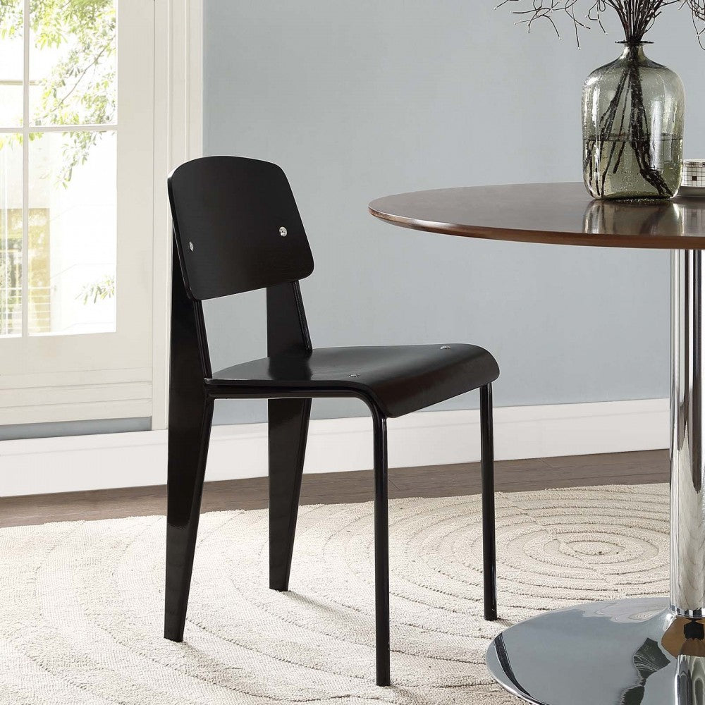 Cabin Dining Side Chair, Black Black
