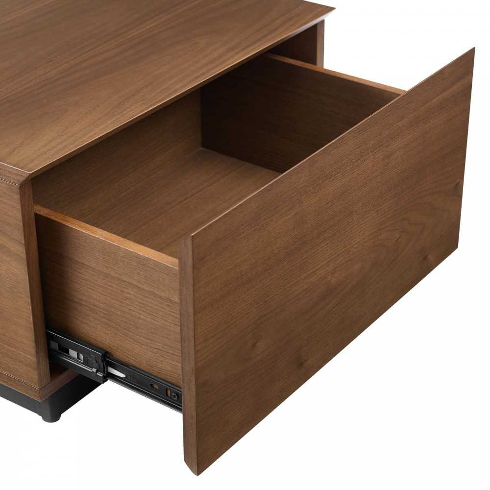 Caima 5-Piece Bedroom Set, Walnut, MOD-6300-WAL-SET