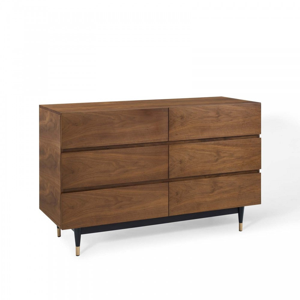 Caima 5-Piece Bedroom Set, Walnut, MOD-6300-WAL-SET
