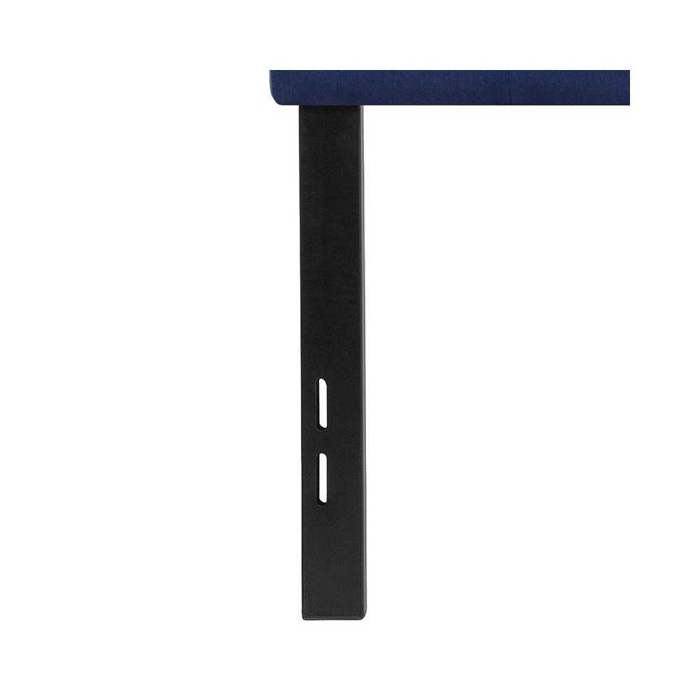Cambridge Tufted Upholstered Full Size Headboard in Navy Fabric