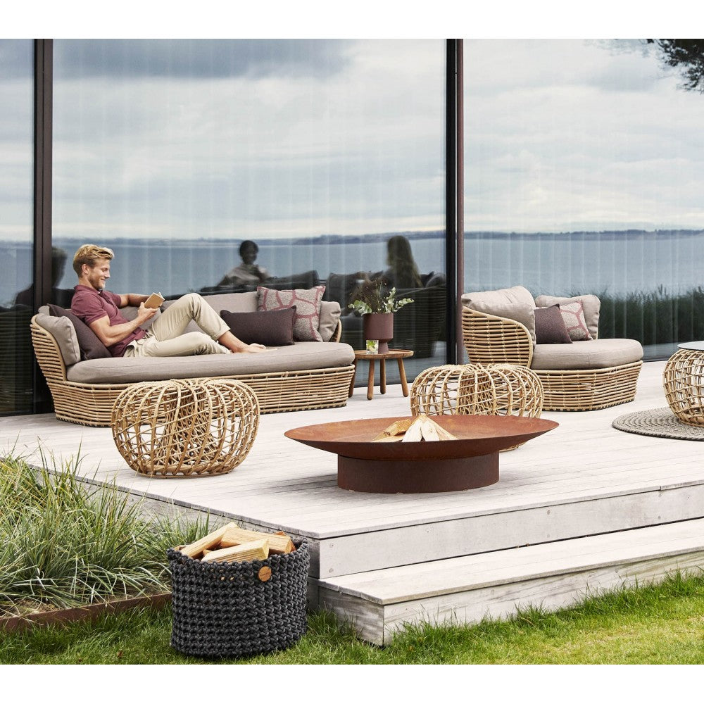 Cane-line Basket 2-seater sofa, 55200UAITT
