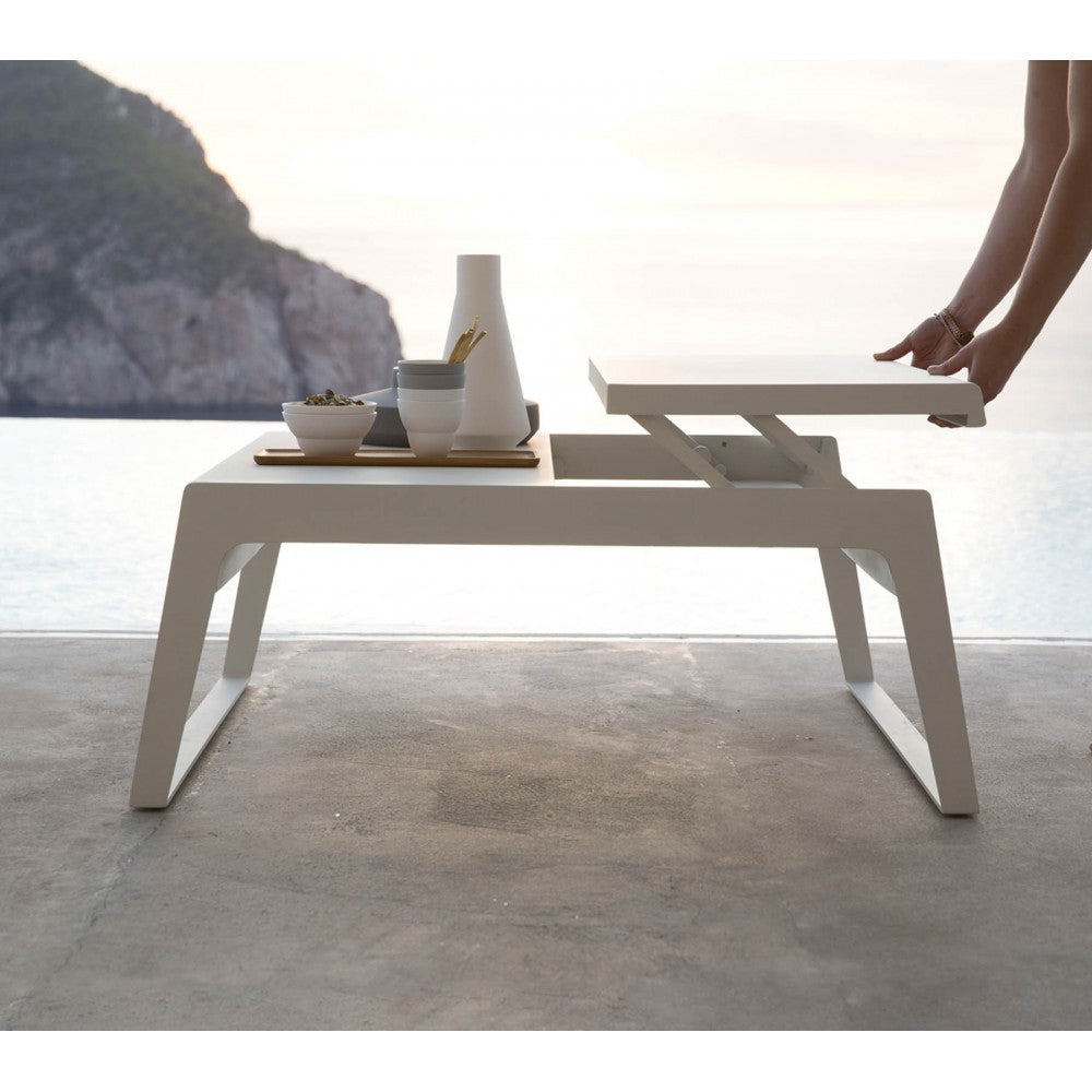 Cane-line Chill-out coffee table dual height double sided, 5024AW