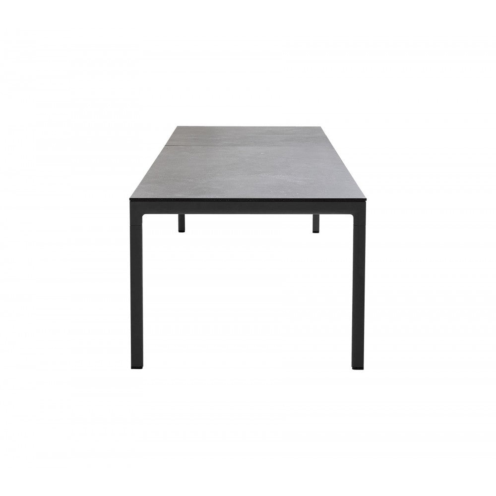 Cane-line Drop dining table base w/120 extension, 50407AL