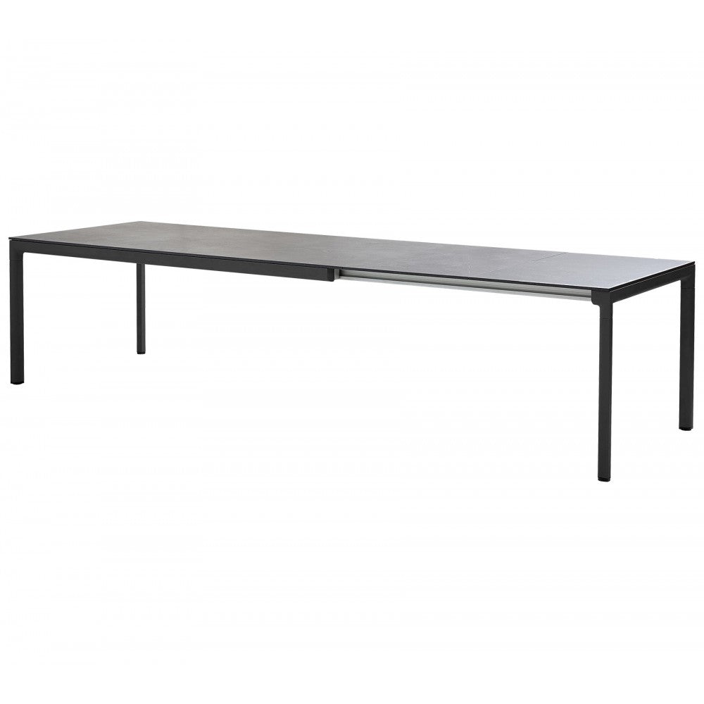 Cane-line Drop dining table base w/120 extension, 50407AL