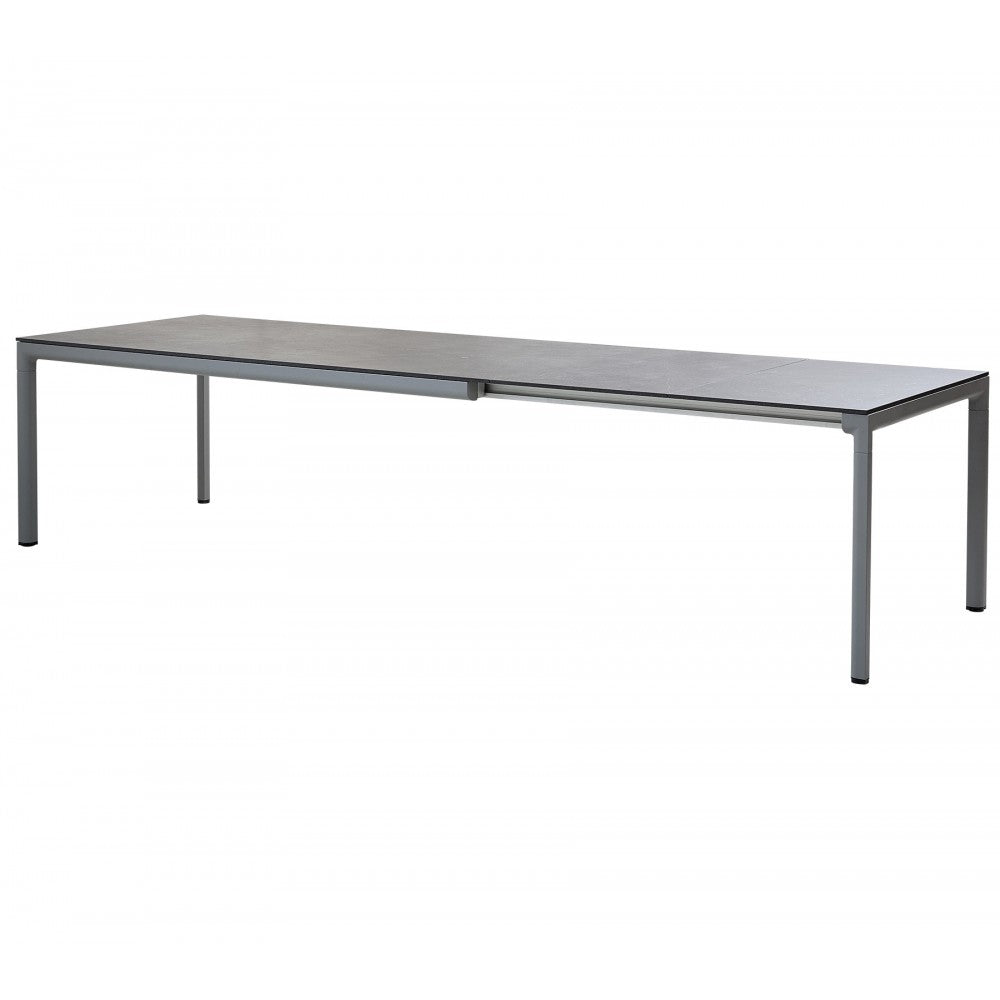 Cane-line Drop dining table base w/47.25 in extension, 50407AI