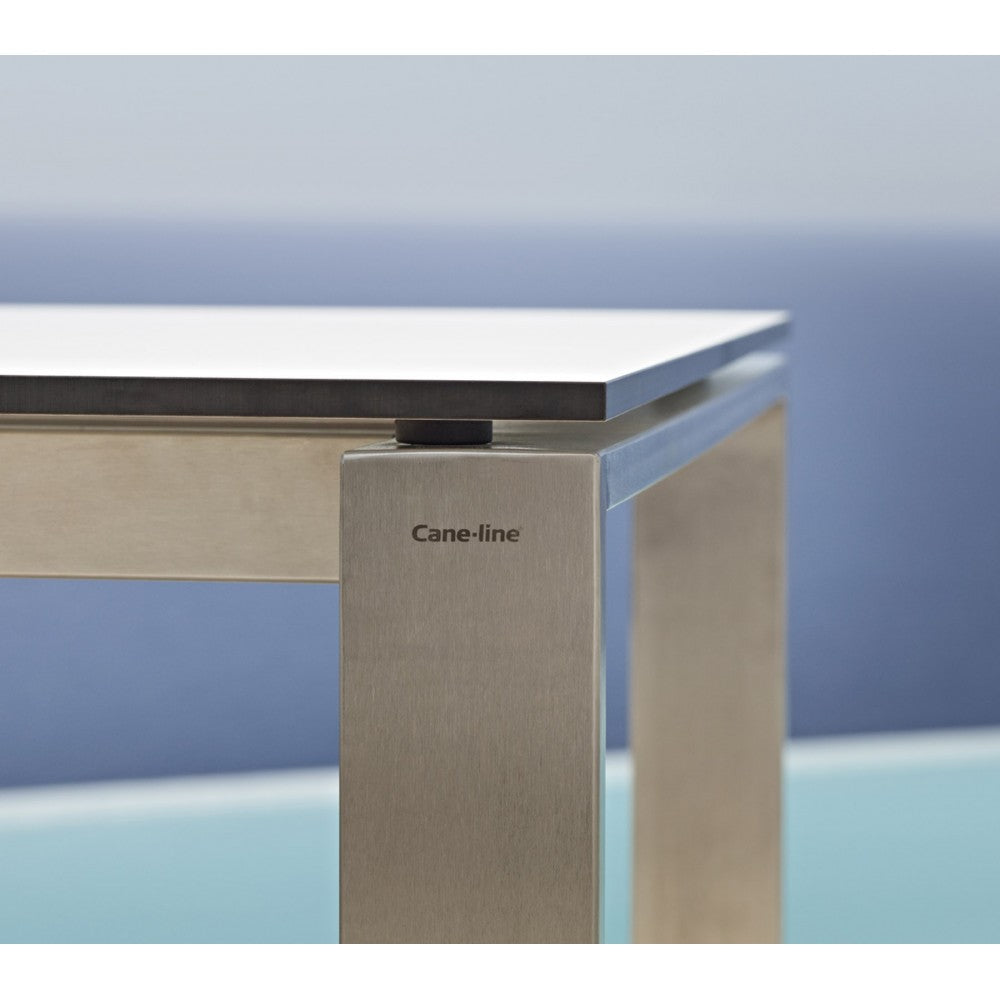 Cane-line Edge dining table base w/47.25 in extension, (WITHOUT TOP) 5032ST