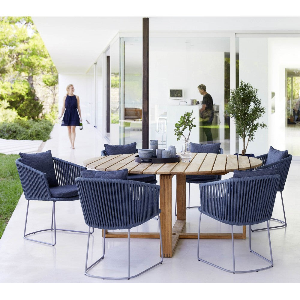 Cane-line Endless dining table, dia. 67 in, 5072T