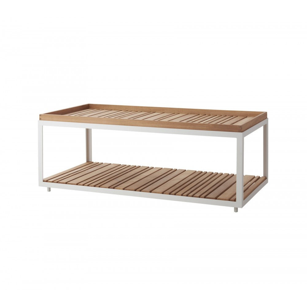 Cane-line Level coffee table rect. table top set (2 pcs.), P5009T