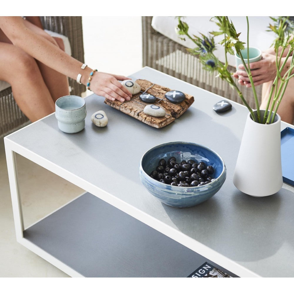 Cane-line Level coffee table rect. table top set (2 pcs.), P5009TII