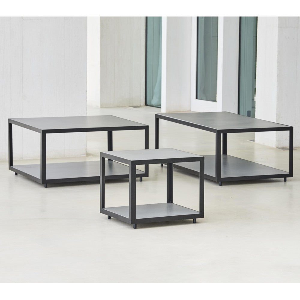 Cane-line Level coffee table rect. table top set (2 pcs.), P5009TII