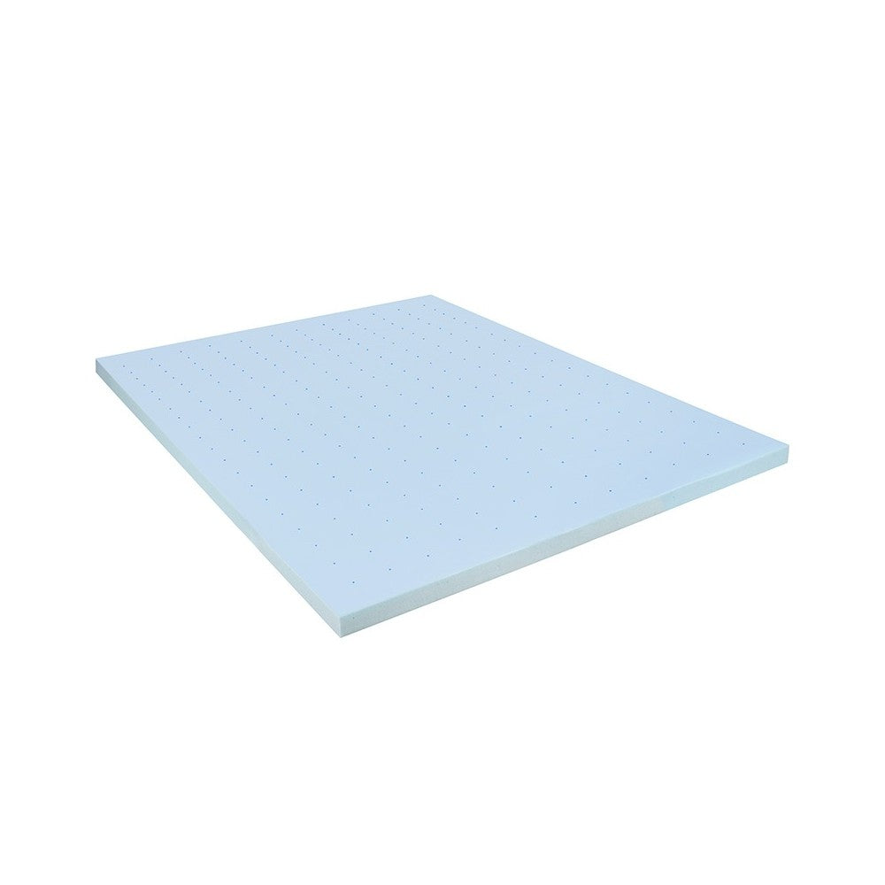 Capri Comfortable Sleep 3 inch Cool Gel Memory Foam Mattress Topper - Queen