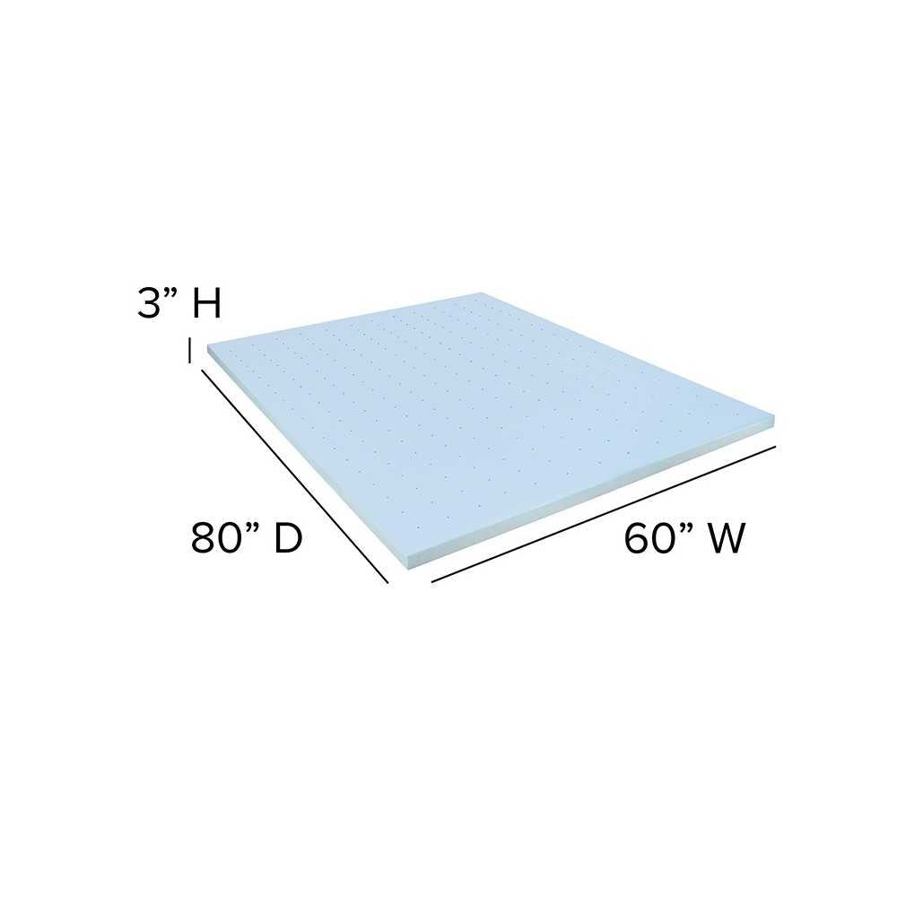 Capri Comfortable Sleep Queen 12 Inch CertiPUR-US Certified Foam Pocket Spring Mattress & 3 inch Gel Memory Foam Topper Bundle