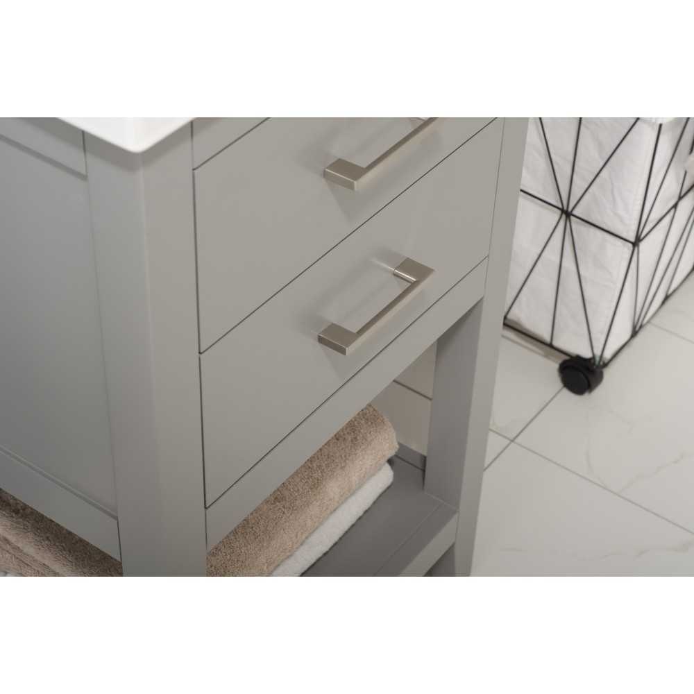 Cara 20" Single Sink Vanity In Gray