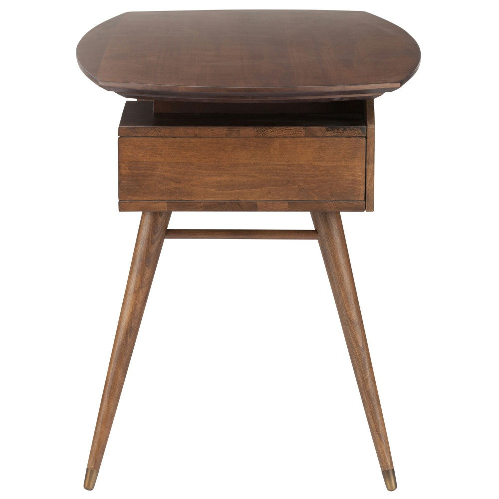 Carel Walnut Wood Desk